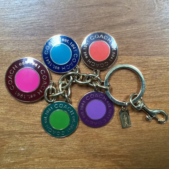 Coach Gold-tone Bag Tag/Hang Tag/Bag Charm - Picture 7 of 9